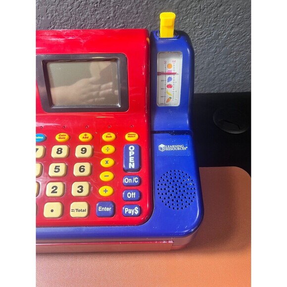 Learning Resources Pretend & Play Teaching Cash Register (LER2690) - Picture 3 of 15
